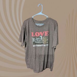 Men's Love Her She At First Bite Shirt by Savvy